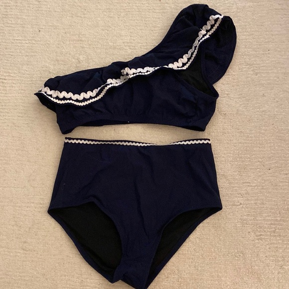 J. Crew Swim J Crew Ric Rac Two Piece Swimsuit Bikini Poshmark